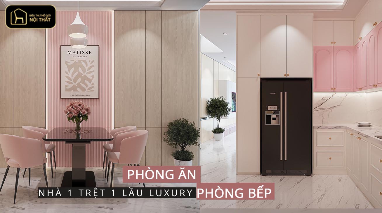 Nhà 1 trệt 1 lầu 3 phòng ngủ
