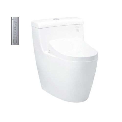 Bàn cầu một khối, kèm nắp rửa điện tử WASHLET dòng S7 - TCF4911EZ (220V)