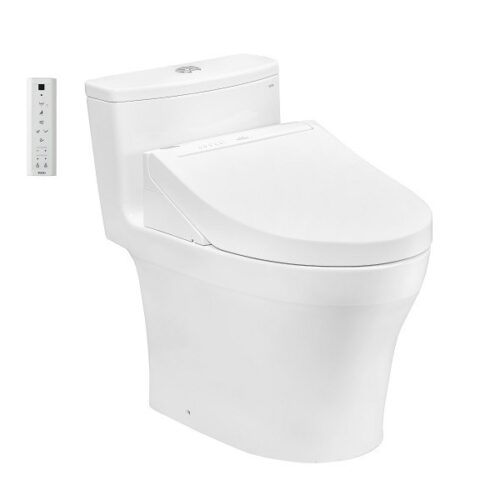 Bàn cầu một khối kèm nắp rửa điện tử WASHLET dòng C5