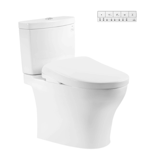 Bàn cầu 2 khối kèm nắp rửa điện tử WASHLET (loại giấu dây) dòng S7 - TCF47360GAA (220V)
