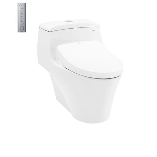 Bàn cầu một khối, kèm nắp rửa điện tử WASHLET (loại giấu dây) dòng S7 - TCF4911EZ (220V)