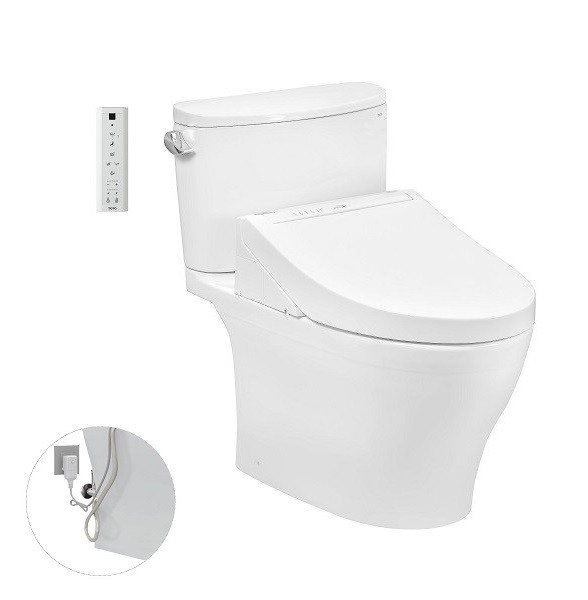 Bàn cầu hai khối kèm nắp rửa điện tử WASHLET dòng C5