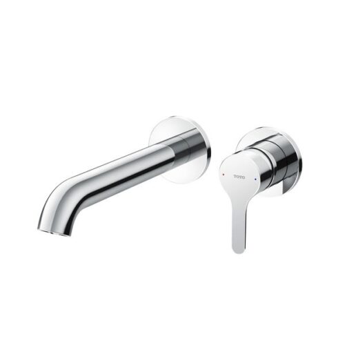 Vòi chậu gật gù nóng lạnh gắn tường LB (2 lỗ)