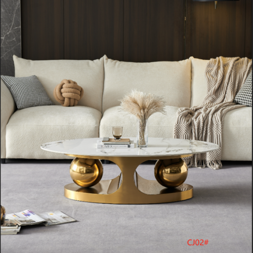 Bàn trà quả cầu đôi CJ02