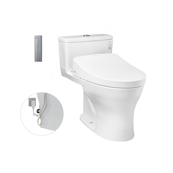 Bàn cầu một khối kèm nắp rửa điện tử WASHLET dòng S7