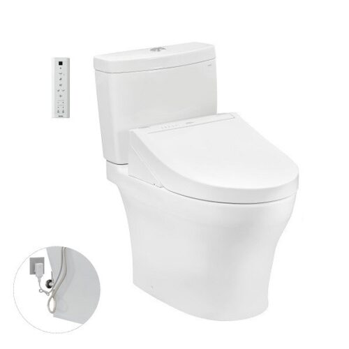 Bàn cầu hai khối kèm nắp rửa điện tử WASHLET dòng C5