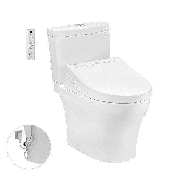 Bàn cầu hai khối kèm nắp rửa điện tử WASHLET dòng C5