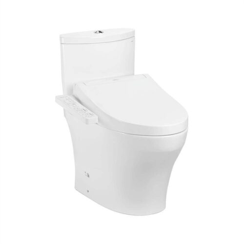 Bàn cầu hai khối, kèm nắp rửa điện tử WASHLET dòng C2