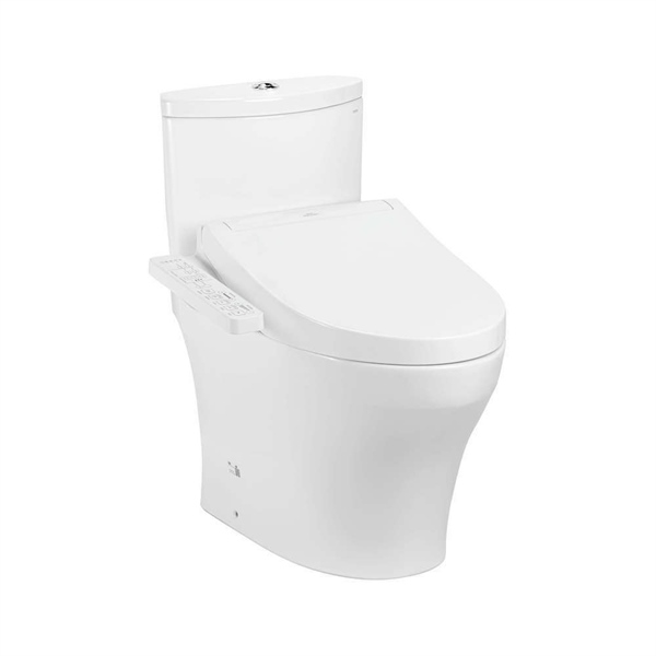 Bàn cầu hai khối, kèm nắp rửa điện tử WASHLET dòng C2