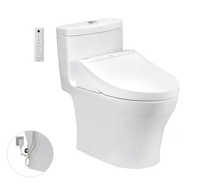 Bàn cầu một khối kèm nắp rửa điện tử WASHLET dòng C5