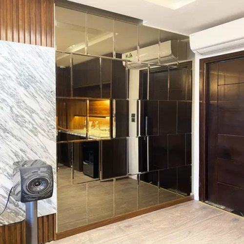 Gương vách ốp tường phòng khách DT56