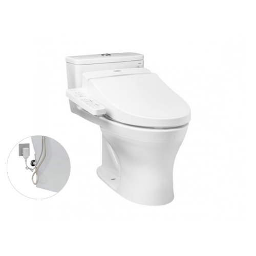 Bàn cầu một khối, kèm nắp rửa điện tử WASHLET dòng C2