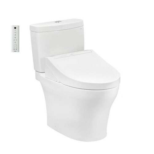 Bàn cầu hai khối kèm nắp rửa điện tử WASHLET dòng C5