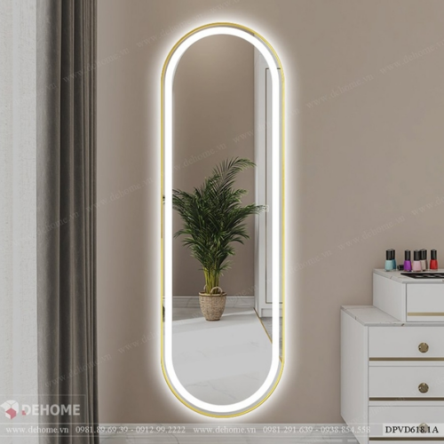 Gương đứng toàn thân bầu dục có đèn DPVD618.1A