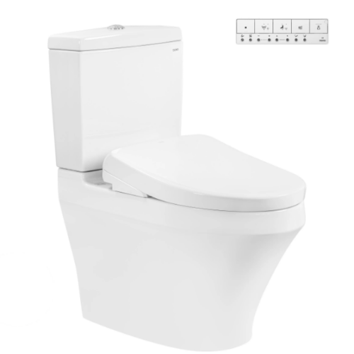 Bàn cầu 2 khối kèm nắp rửa điện tử WASHLET (loại giấu dây) dòng S7 - TCF47360GAA (220V)