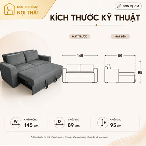 Sofa giường Slumber 4