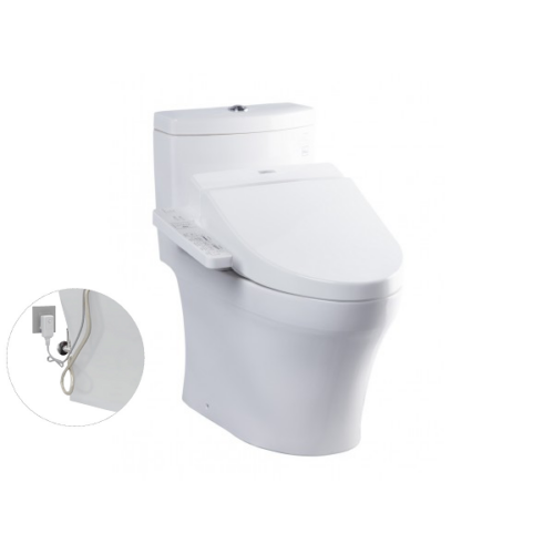 Bàn cầu một khối, kèm nắp rửa điện tử WASHLET dòng C2