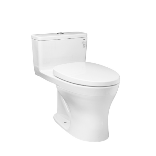 Bàn cầu một khối, nắp đóng êm TC385VS