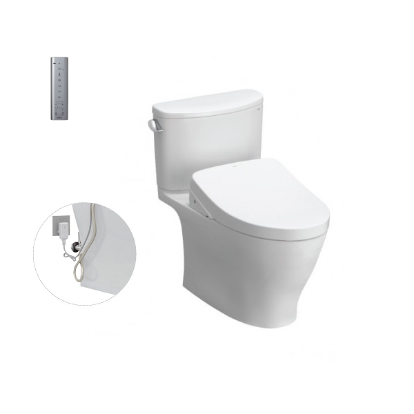 Bàn cầu hai khối kèm nắp rửa điện tử WASHLET dòng S7