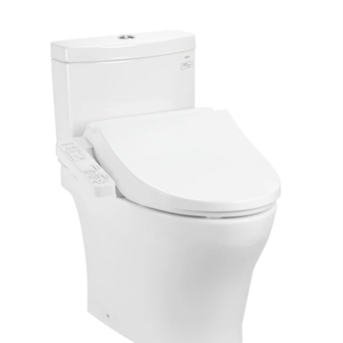 Bàn cầu 2 khối kèm nắp rửa điện tử WASHLET dòng C2 TCF23710AAA