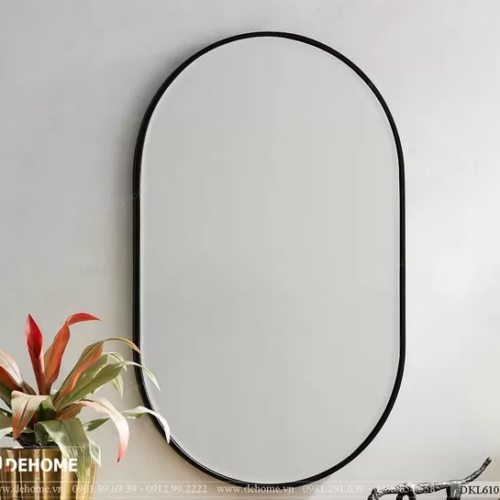 Gương bầu dục khung sơn tĩnh điện DKL610A