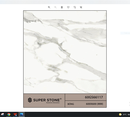 Gạch porcelain lát nền CIVITA WHITE