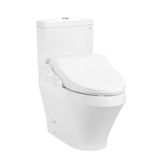 Bàn cầu 2 khối kèm nắp rửa điện tử WASHLET dòng C2 TCF23710AAA (220V)