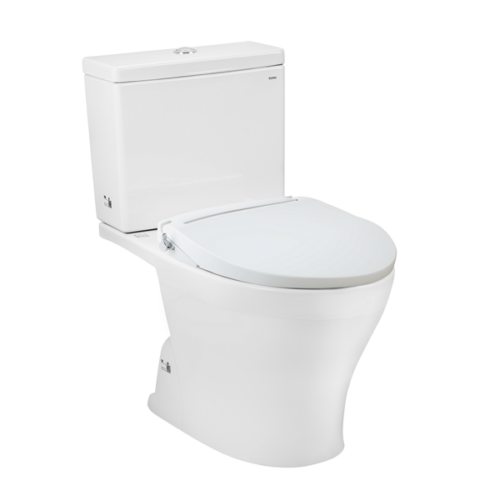 Bàn cầu 2 khối kèm nắp rửa cơ ECOWASHER TCW07S