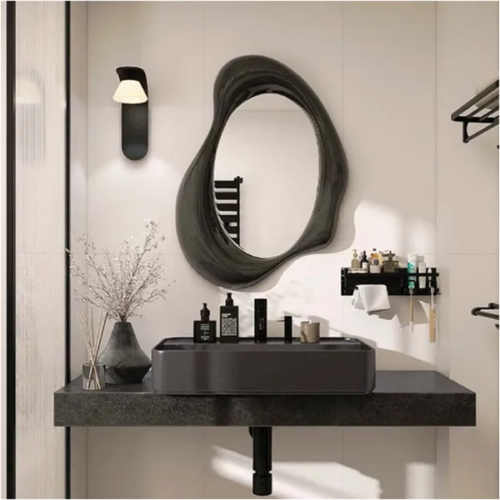 Gương Decor Phòng Tắm Khung Gỗ Treo Tường DG7511M