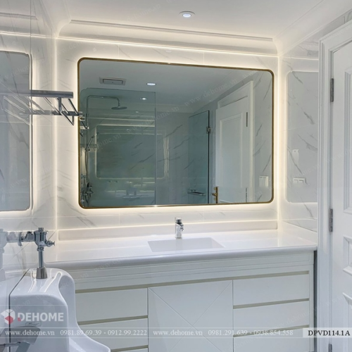 Gương nhà tắm khung inox mạ PVD - DPVD114.1A