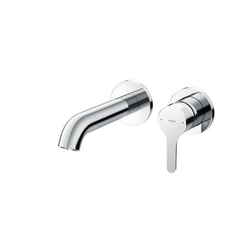 Vòi chậu gật gù nóng lạnh gắn tường LB (2 lỗ)