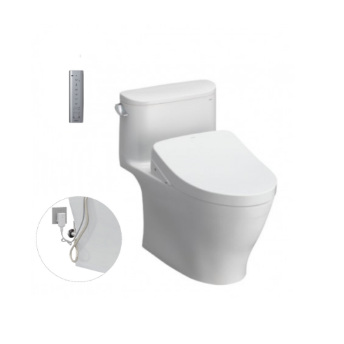 Bàn cầu một khối kèm nắp rửa điện tử WASHLET dòng S7