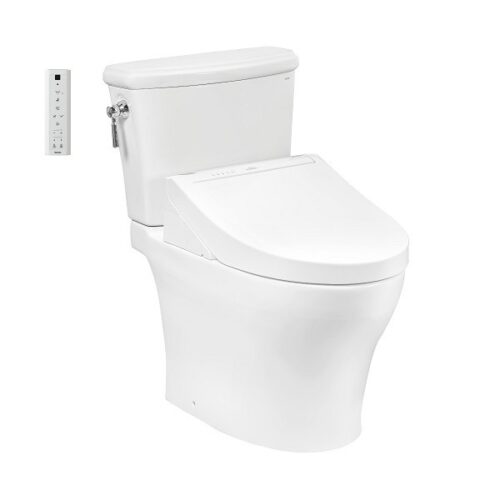 Bàn cầu hai khối, kèm nắp rửa điện tử WASHLET dòng C5 - TCF24460AAA (220V)