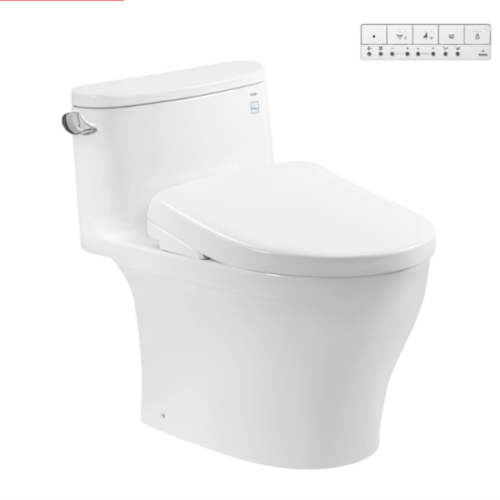 Bàn cầu 1 khối kèm nắp rửa điện tử WASHLET (loại giấu dây) dòng S7 - TCF47360GAA (220V)