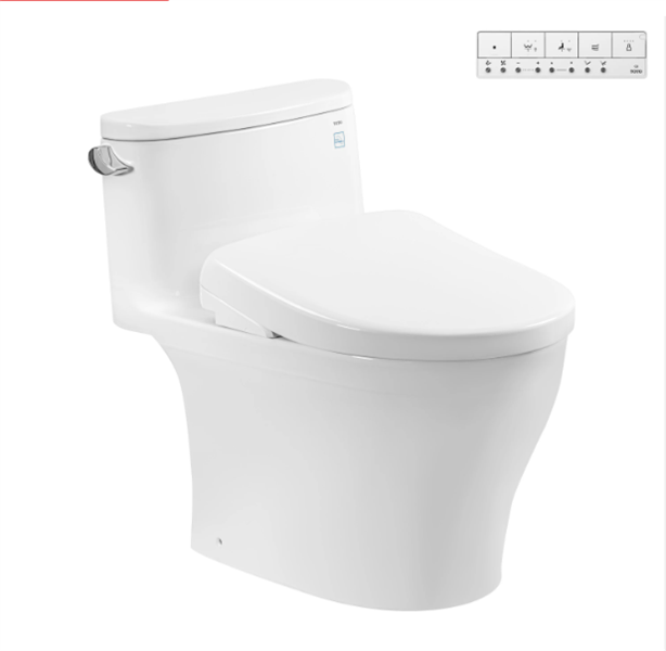 Bàn cầu 1 khối kèm nắp rửa điện tử WASHLET (loại giấu dây) dòng S7 - TCF47360GAA (220V)