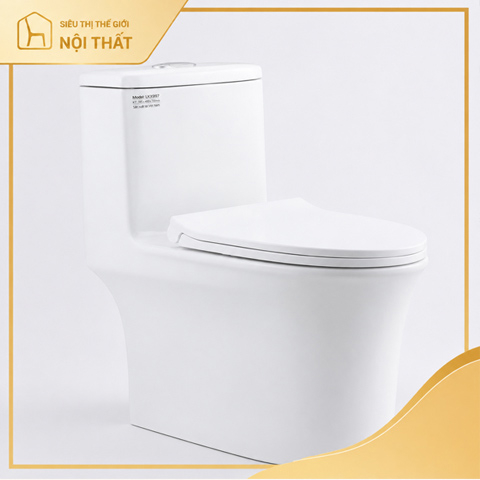 Bồn cầu 1 khối Letton Luxury LKX 117