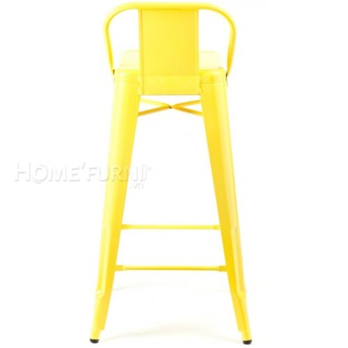 Alternative view of Ghế thép sơn tĩnh điện Tolix Hstool with backrest