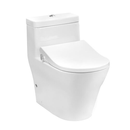 Bàn cầu một khối kèm nắp rửa cơ Ecowasher