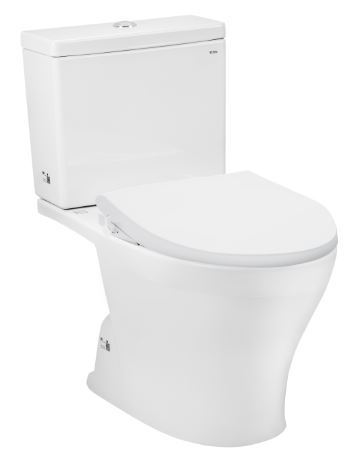 Bàn cầu 2 khối kèm nắp rửa cơ ECOWASHER TCW1211A