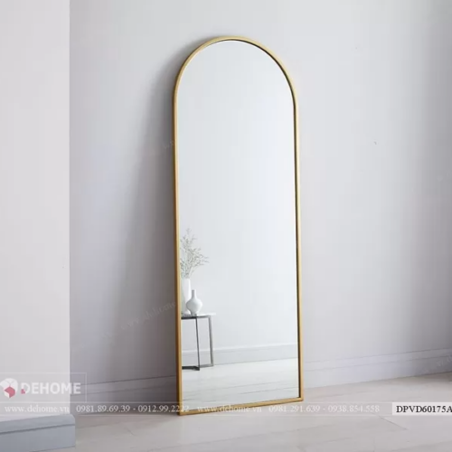 Gương khung kim loại hình vòm soi toàn thân DPVD60175A