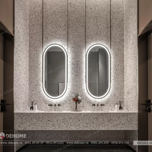 Gương khung sơn tĩnh điện bầu dục DKL612.2D