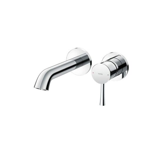 Vòi chậu gật gù nóng lạnh gắn tường LN (2 lỗ)