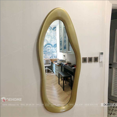 Gương Soi Toàn Thân Khung Gỗ Nhựa Sơn Decor DG6815A