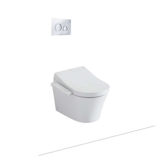 Bàn cầu treo tường kèm nắp rửa điện tử dòng S2