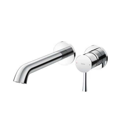Vòi chậu gật gù nóng lạnh gắn tường LN (2 lỗ)