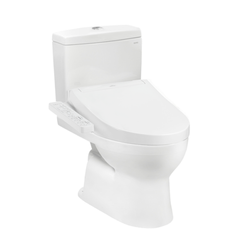 Bàn cầu hai khối, kèm nắp rửa điện tử WASHLET dòng C2