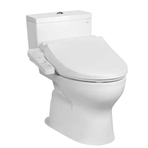 Bàn cầu 2 khối kèm nắp rửa điện tử WASHLET dòng C2 TCF23710AAA