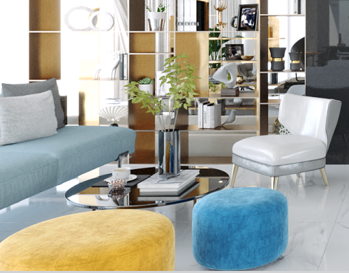 Sofa đôn tròn 600