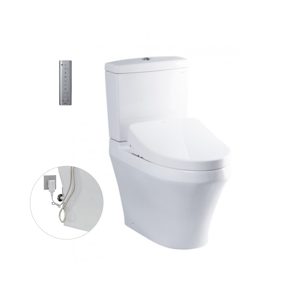 Bàn cầu hai khối kèm nắp rửa điện tử WASHLET dòng S7