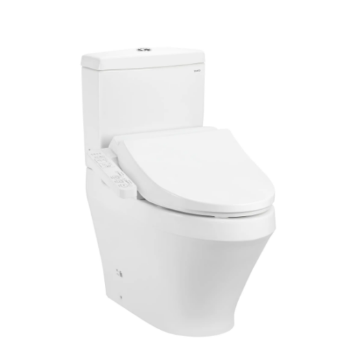 Bàn cầu 2 khối kèm nắp rửa điện tử WASHLET dòng C2 TCF23710AAA